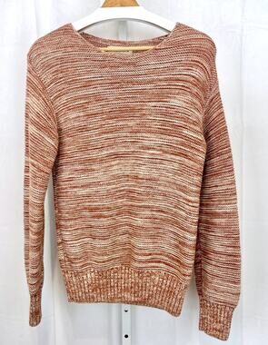 FILSON Lake Quinault Sweater Pullover Cotton Natural Clay Melange Brown Red S